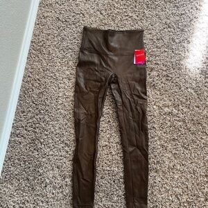 Spanx faux leather leggings